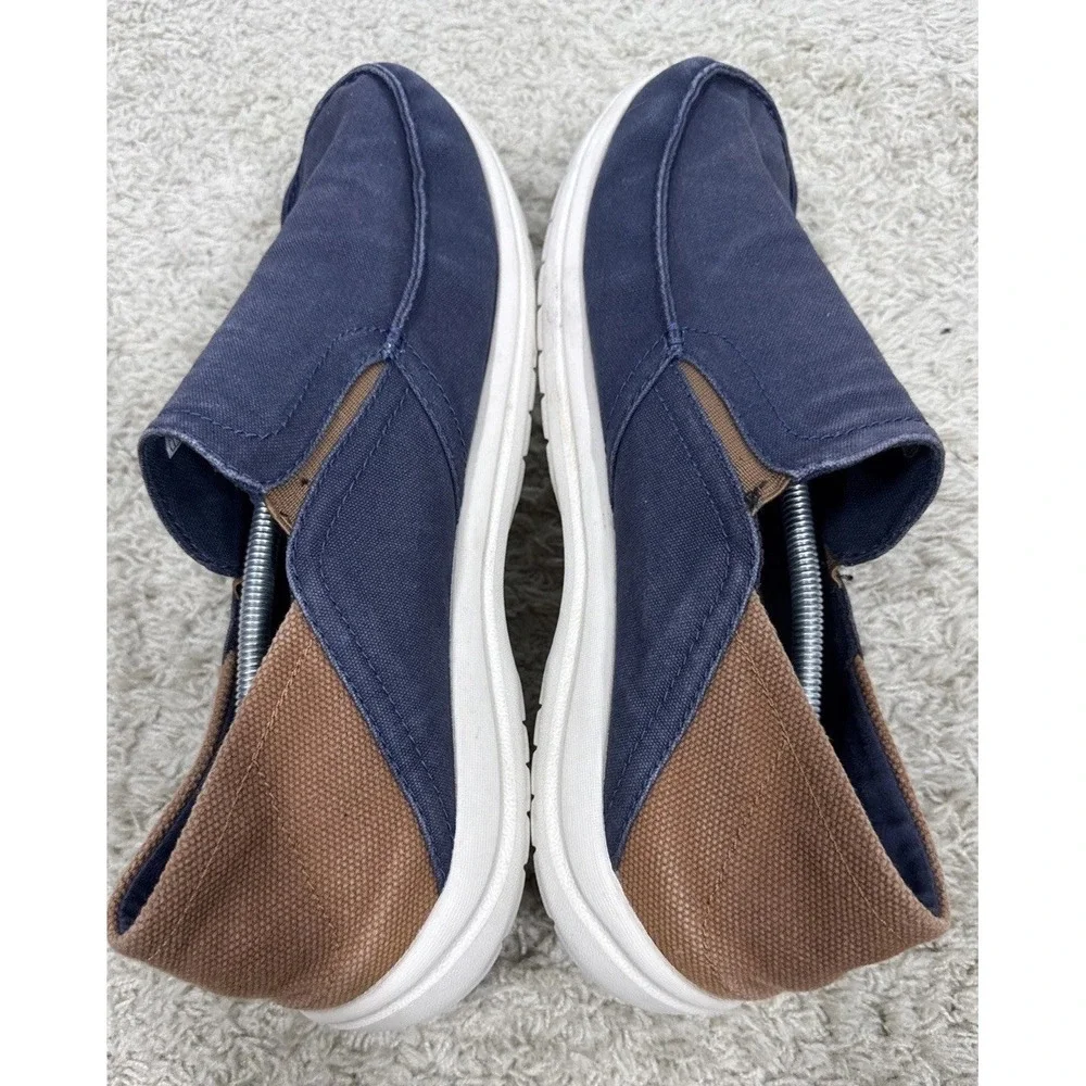 Crocs Mens Triple Comfort Navy Slip On Loafers Water Boat Shoes Size 15M Beach